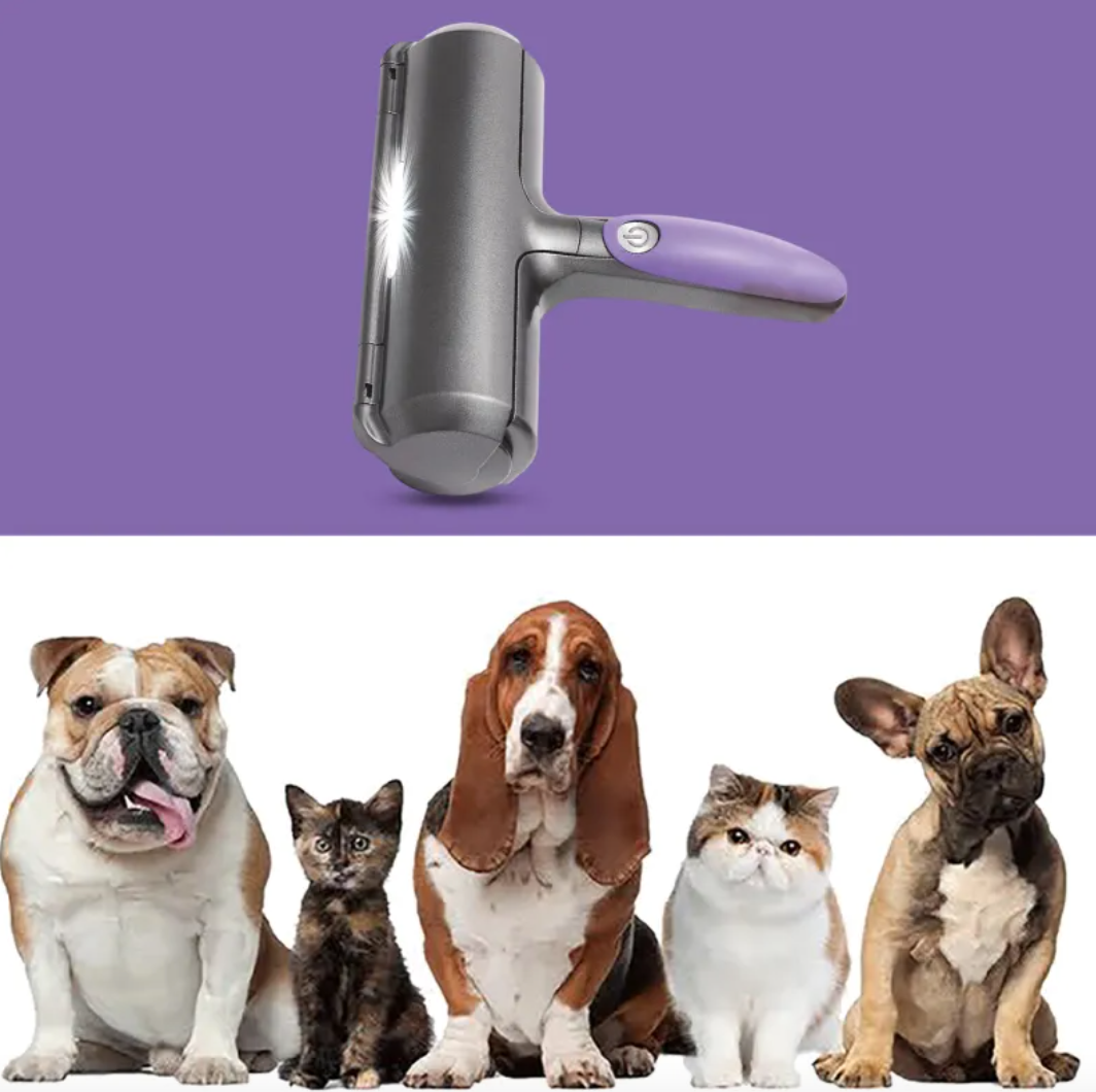 Luva/Escova de Silicone Removedora de Pelo